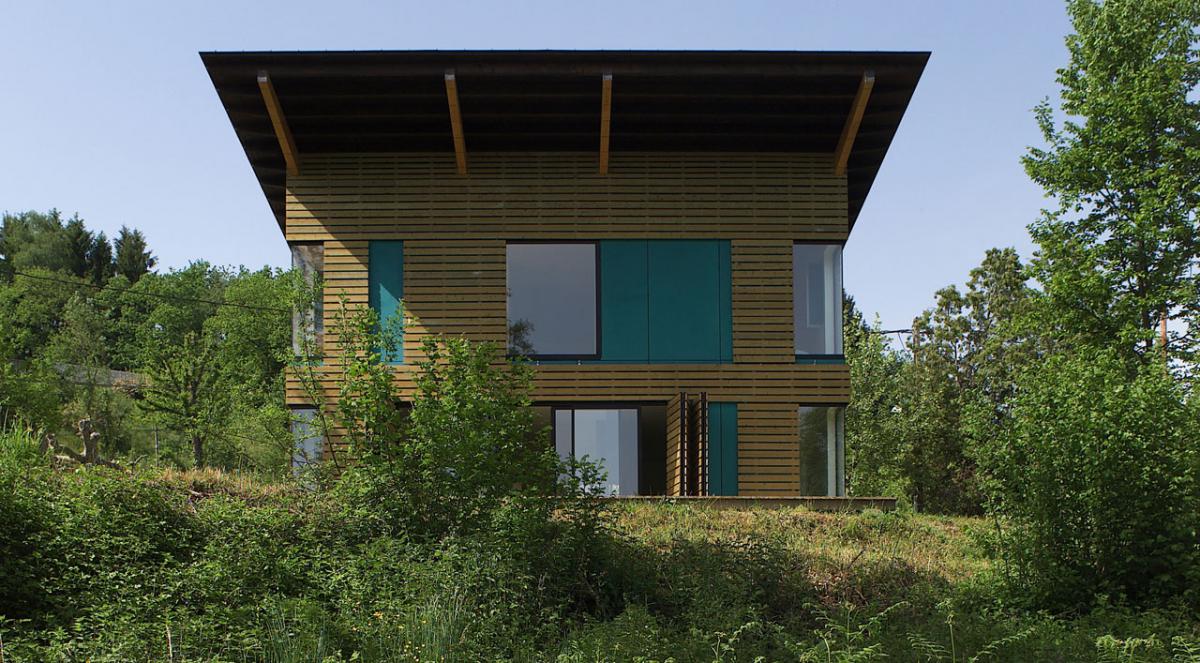 Maison en bois moderne