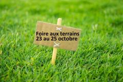 La foire aux terrains, en Île-de-France, début le 23 octobre !