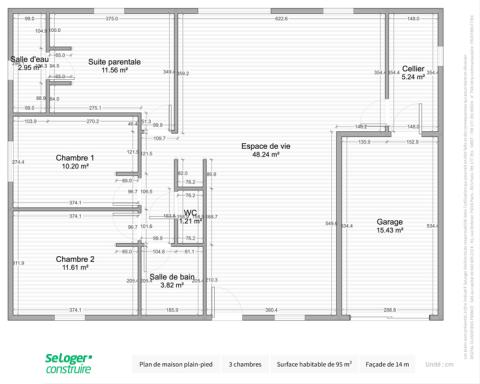 <em>Modifier Article</em> Plan de maison : 3 idées pour construire une maison de plain-pied