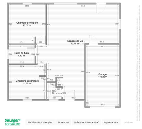 <em>Modifier Article</em> Plan de maison : 3 idées pour construire une maison de plain-pied